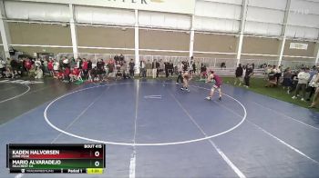 157 lbs Cons. Round 2 - Kaden Halvorsen, Lone Peak vs Mario Alvaradejo, Hillcrest CA