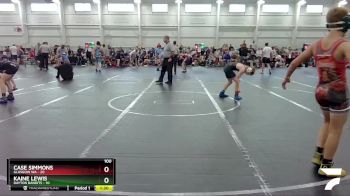 100 lbs Semis & 1st Wrestleback (8 Team) - Kaine Lewis, Dayton Bandits vs Case Simmons, Glasgow WA