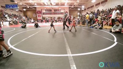 43 lbs Consi Of 8 #1 - Elizabeth Berryhill, Morris Wrestling Association vs Riley Stegeman, Raw Wrestling Club