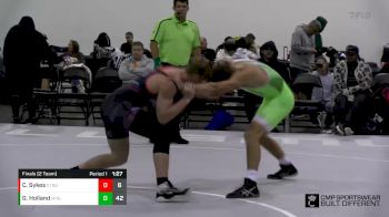 170 lbs Finals (2 Team) - Cole Sykes, Stronghold vs Gunner Holland, Minion Legends