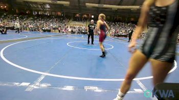 110 lbs Round Of 16 - Brooklyn Church, Wagoner Takedown Club vs Calli Taylor, Clinton Youth Wrestling