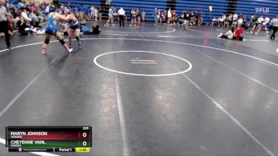 235 lbs Round 5 - Maryn Johnson, Seward vs Cheyenne Vahl, Minden