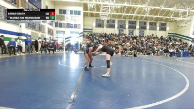 100 lbs Cons. Round 2 - Mahea`ani Manibusan, Mira Mesa vs Sarah Stark, Carlsbad