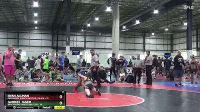 100 lbs Round 1 (4 Team) - Ryan Allman, DARKHORSE WRESTLING CLUB - BLACK vs Gabriel Jager, BEASTWORKS WRESTLING CLUB