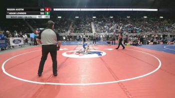 4A-175 lbs 5th Place Match - Adam Lownds, Thunder Basin High School vs Riggin Austin, Laramie