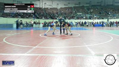 108 lbs Round Of 32 - Abesak Sang, Fairland Owls vs Audrey Flores, Raw Wrestling Club
