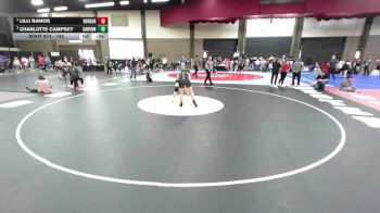 155 lbs 5th Place Match - Lilli Ramos, Borger vs Charlotte Campsey, Canyon