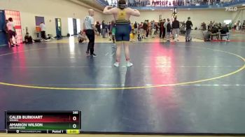 285 lbs Champ. Round 2 - Caleb Burkhart, Wilkes vs Amarion Wilson, Greensboro