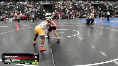 197 lbs Champ. Round 2 - Nathan Adras, Briar Cliff (Iowa) vs Jaret Peterson, Augustana (SD)