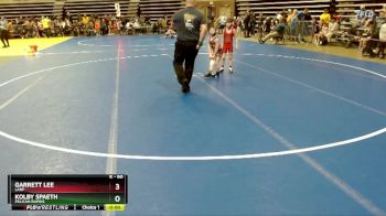 60 lbs Champ. Round 1 - Kolby Spaeth, Pelican Rapids vs Garrett Lee, LARP
