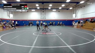133 lbs Finals (2 Team) - Liam Stockberger, Luther(2) vs Nick Jenkins, Wisconsin-Oshkosh(2)