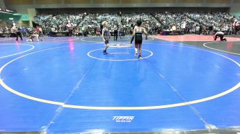 76 lbs Round Of 16 - Ryker Johnson, Warriors Of Christ Wrestling vs Taetem Kunze, Salem Elite Mat Club