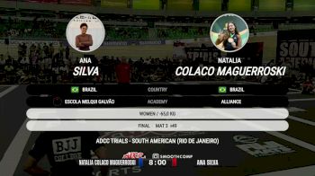 Ana Silva vs Natalia Colaco Maguerroski 2026 ADCC Rio de Janeiro Trials
