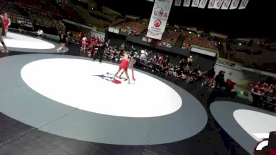 140 lbs Tiarra Bibbens, TCWA - Tri-Counties Wrestling Association vs Makynze Swanberg, SAWA - Sacramento Area Wrestling Association