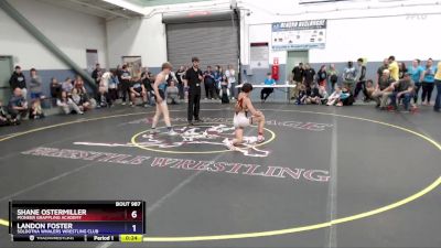 125 lbs 1st Place Match - Shane Ostermiller, Pioneer Grappling Academy vs Landon Foster, Soldotna Whalers Wrestling Club