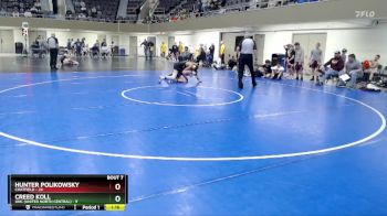 160 lbs Semis & 1st Wrestleback (8 Team) - Creed Koll, UNC (United North Central) vs Hunter Polikowsky, Chatfield