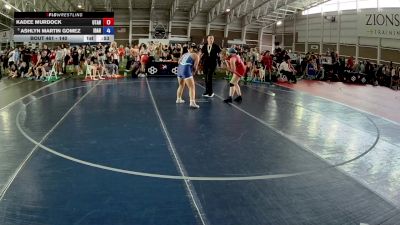 140 lbs Cons. Round 2 - KaDee Murdock, Utah vs Ashlyn Martin Gomez, Idaho