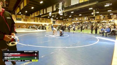 150 lbs Champ. Round 1 - Nehemiah Gautt, Mira Mesa vs Eshi Linkhoboev, San Marino