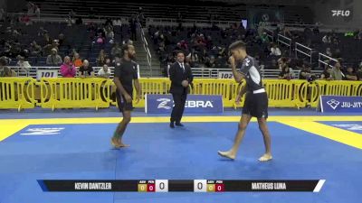 Matheus Luna vs Kevin Dantzler 2025 Pan IBJJF Jiu-Jitsu No-Gi Championship