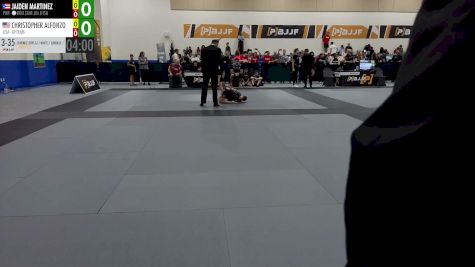 JAIDEN MARTINEZ vs CHRISTOPHER ALFONZO 2026 PBJJF Pan American Jiu-Jitsu Championships