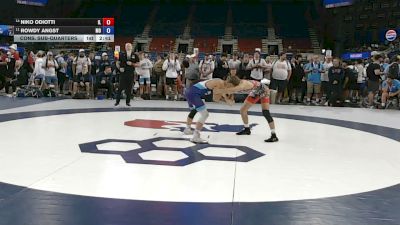 113 lbs Cons. Sub-quarters - Niko Odiotti, Illinois vs Rowdy Angst, Missouri