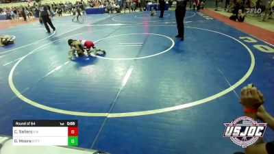 46 lbs Round Of 64 - Case Sellers, Elgin Wrestling vs Greyson Moore, Standfast