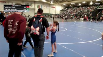 59-68 lbs Cons. Round 3 - Taylor Rutjens, Elkhorn Valley Wrestling Club, vs Alayna Peard, Aurora Wrestling Club