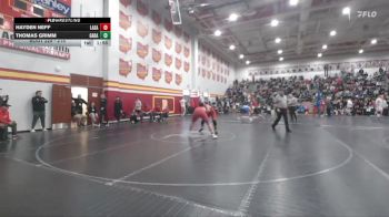 215 lbs Champ. Round 1 - Thomas Grimm, Garaway vs Hayden Neff, Cincinnati LaSalle