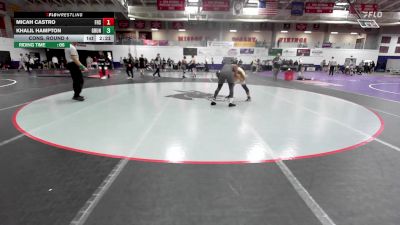 157 lbs Cons. Round 4 - Micah Castro, Fort Hays State vs Khalil Hampton, Graceland University