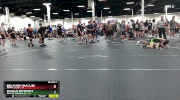 165 lbs Round 3 (8 Team) - Keegan Demarest, Pocono Regional WC vs Benjamin Marques, Roman Legion