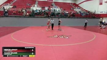 144 lbs Quarterfinal - Mercer Ashley, Lucas Lovejoy vs Mason Walker, Weatherford