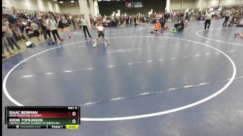 106 lbs Cons. Round 2 - Isaac Beirman, Moen Wrestling Academy vs Eddie Tomlinson, Central Indiana Academy Of Wrestling