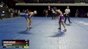 149 lbs Cons. Round 2 - Hayden Rofkahr, University Of The Ozarks vs Tristan Day, Luther