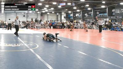 80 lbs Round 5 - 3:00pm Friday - Kaiden Crowley, NYWAY - Iron Empire vs Jaden Brooks, Terps XPress