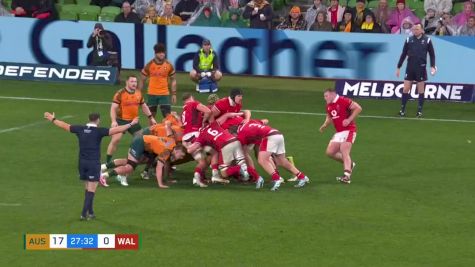 Dewi Lake Try vs Wallabies | Australia vs Wales 2024