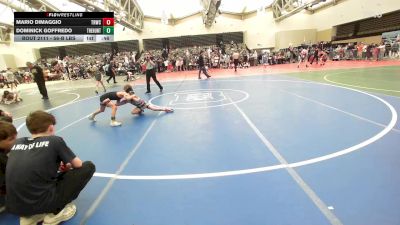 56-B lbs Semifinal - Mario DiMaggio, Toms River Wrestling Club vs Dominick Goffredo, The Hunt Wrestling Club