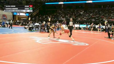 155 Class 1 lbs 3rd Place Match - Alivia Webb, St. Clair vs Justice Sebree, St. Charles West
