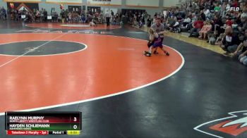 Round 2 - Raelynn Murphy, North Liberty Wrestling Club vs Hayden Schliemann, Hammerin Hawks