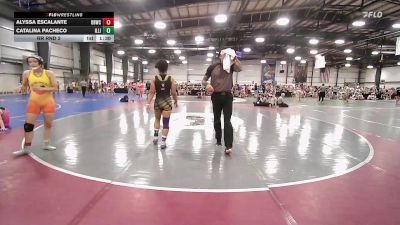 126 lbs Rr Rnd 2 - Alyssa Escalante, OBWC Scarlet vs Catalina Pacheco, Illinois Cornstars