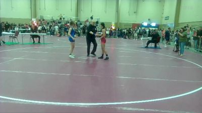 105 lbs Consolation - Hayle Peck, Black Flag Wrestling Academy vs Sigrun Metzger, Unattached