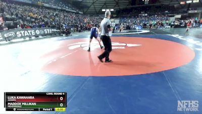 3A 132 lbs Cons. Round 4 - Luka Kawahara, Juanita vs Maddox Millikan, Meadowdale