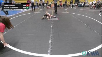 37 lbs Rr Rnd 3 - Owen Harader, Ponca City Wildcat Wrestling vs Jaxson Cartwright, Midwest City Bombers Youth Wrestling Club