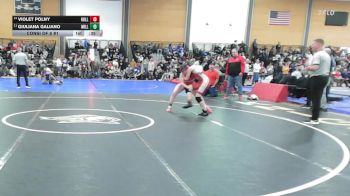 132 lbs Consi Of 8 #1 - Violet Polny, Holliston vs Giuliana Galiano, Mill River