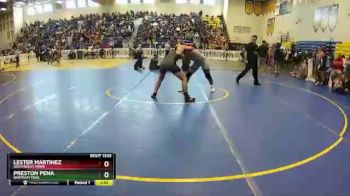 145 lbs Champ. Round 2 - Preston Pena, Bartram Trail vs Lester Martinez, Southwest Miami