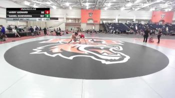 141 lbs Quarterfinal - Avery Leonard, Oneonta State vs Daniel Echeverria, Trinity (CT)