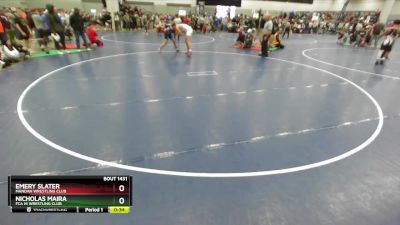 190 lbs Cons. Round 3 - Emery Slater, Mandan Wrestling Club vs Nicholas Maira, FCA HI Wrestling Club