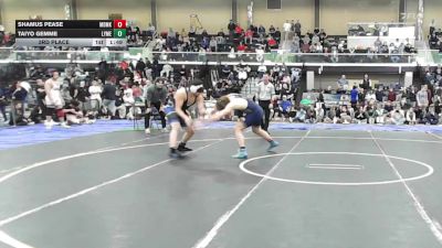 215 lbs 3rd Place - Shamus Pease, Medomak Valley vs Taiyo Gemme, Lyme-Old Lyme/WB