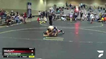 52 lbs Round 3 (6 Team) - Preston O`Gorman, The Funky Singlets Teal vs Nolan Gatt, MO Outlaws