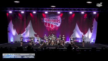Champion Cheer - Lightning [2025 L4.2 Senior Day 1] 2025 NCA Holiday Classic