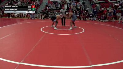 215 lbs Round 1 (4 Team) - John Maalouf, Spain Park Hs vs Joshua Garcia, Oak Mountain